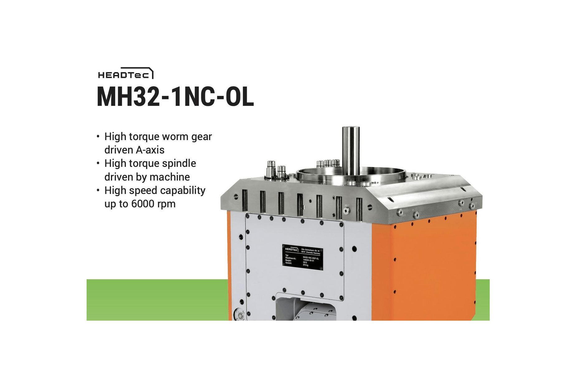 HeadTec Fräskopf MH32-1NC-0L