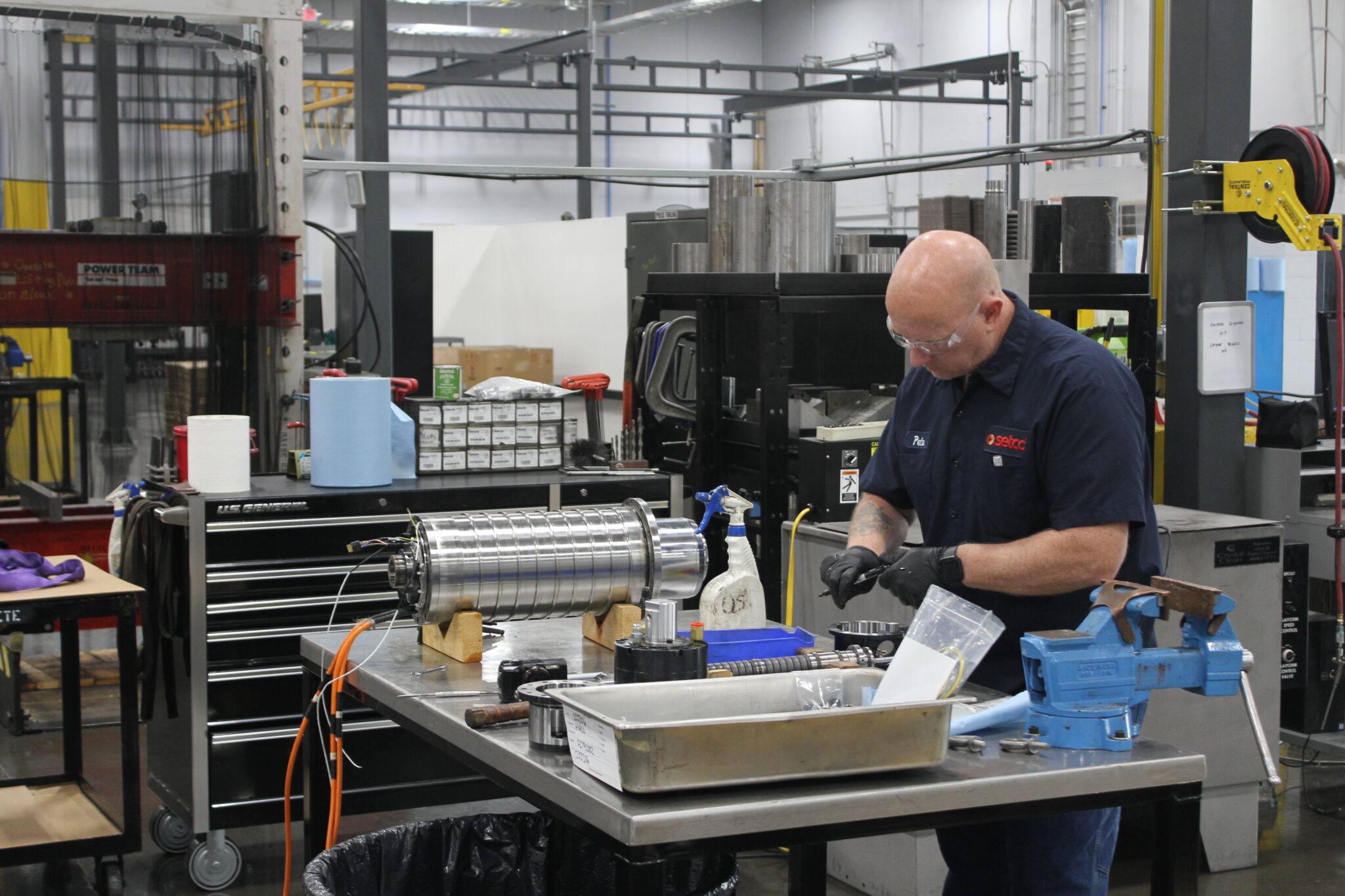 Shigiya Spindle Repairs At Setco | 110+ Years in Business